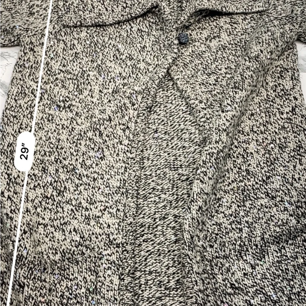 Vivienne Tam Gray Cozy Knit Cardigan Size Small